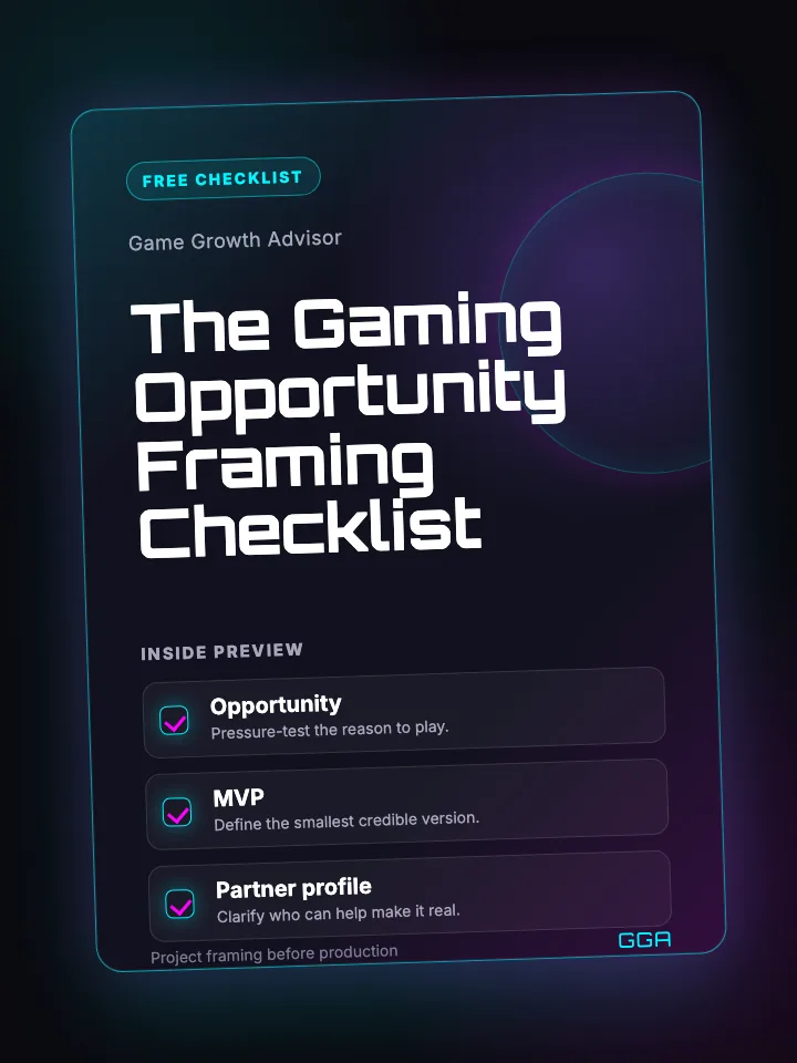 The Gaming Opportunity Framing Checklist cover preview