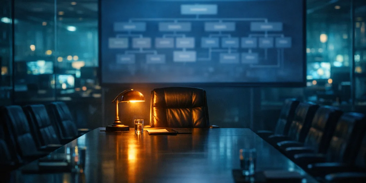 Fractional CMO gaming leadership cross-section showing studio organization and strategic direction