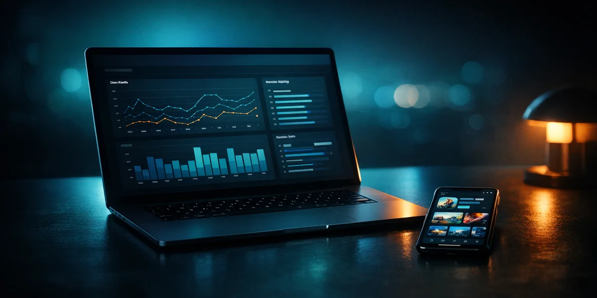 ASO mobile games analytics dashboard with app store optimization metrics